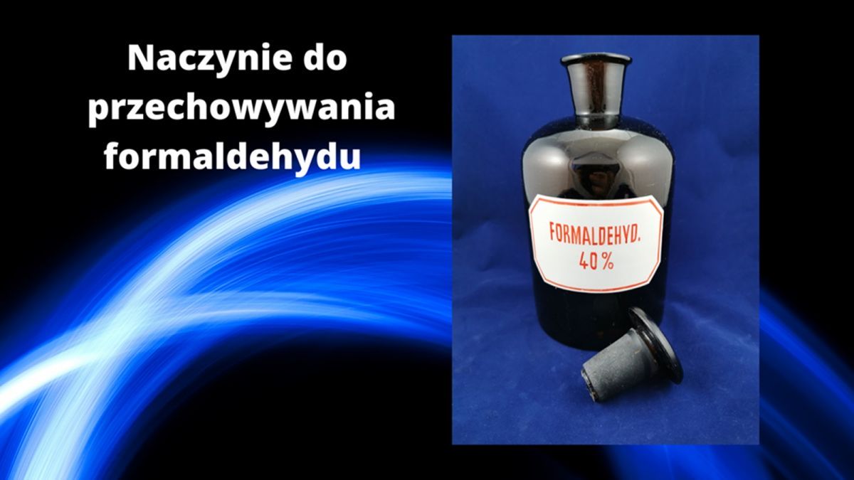 Naczynie do przechowywania formaldehydu